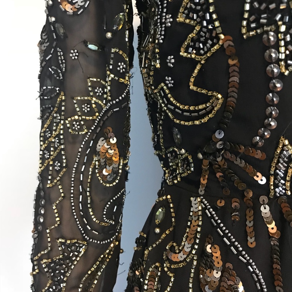 ASOS Embellished Beaded Playsuit Romper - Picture 5 of 8